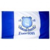 Everton Vlag Wit Blauw